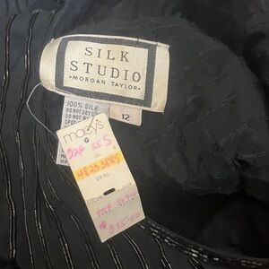 NWT Vintage Macys Beaded Dress